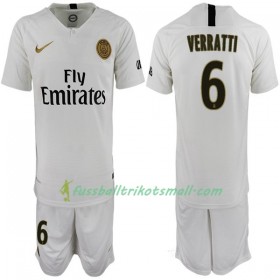 Fußballtrikots Paris Saint-Germain Verratti 6 Kinder 2018-2019 Kurzarm Auswärts-trikot kaufen